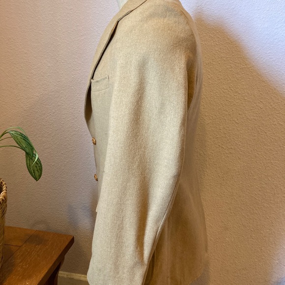 Vintage Camel Wool Blazer Jacket Derby of San Francisco - Picture 7 of 13